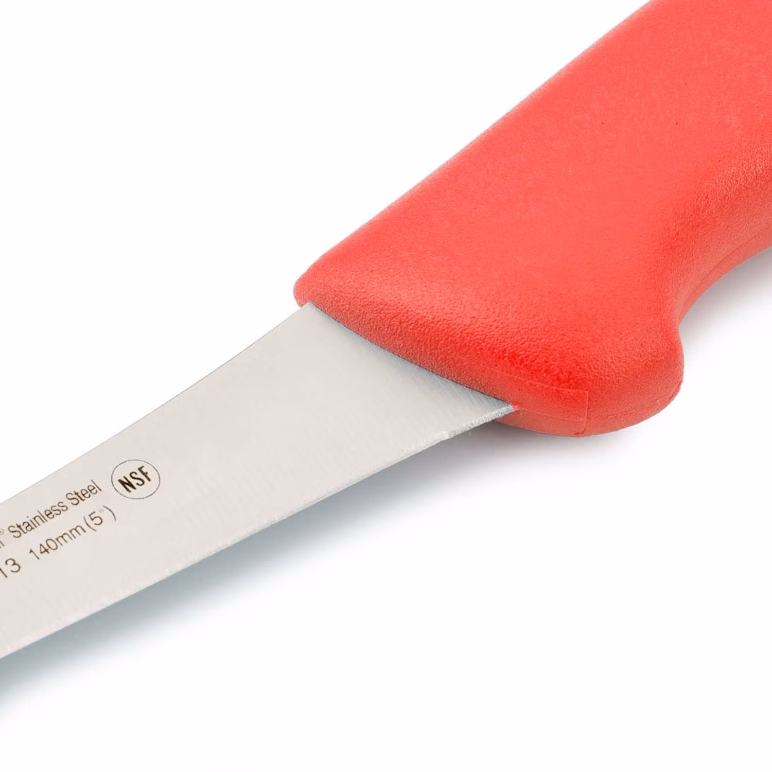 Arcos 2900 Urbeningskniv Svängt Blad 14 cm Röd HACCP-godkänd
