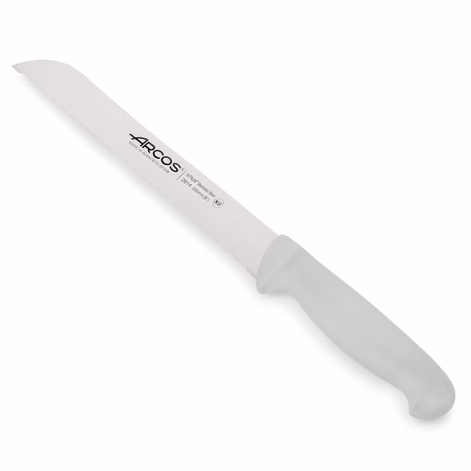 Arcos 2900 Brödkniv 20 cm Vit HACCP-godkänd