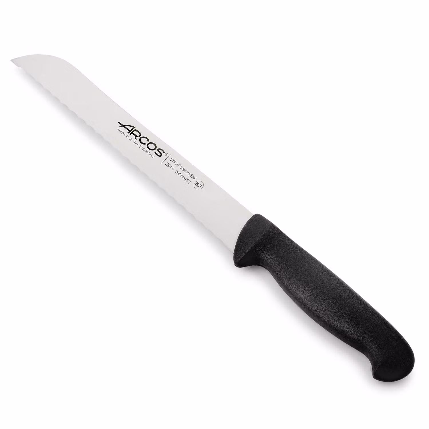 Arcos 2900 Brödkniv 20 cm Svart
