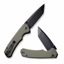CIVIVI Button Lock Brazen OD Green Tanto Fällkniv