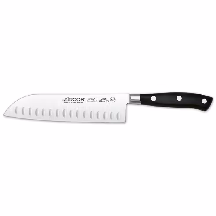 Arcos Riviera Santoku 18 cm Svart