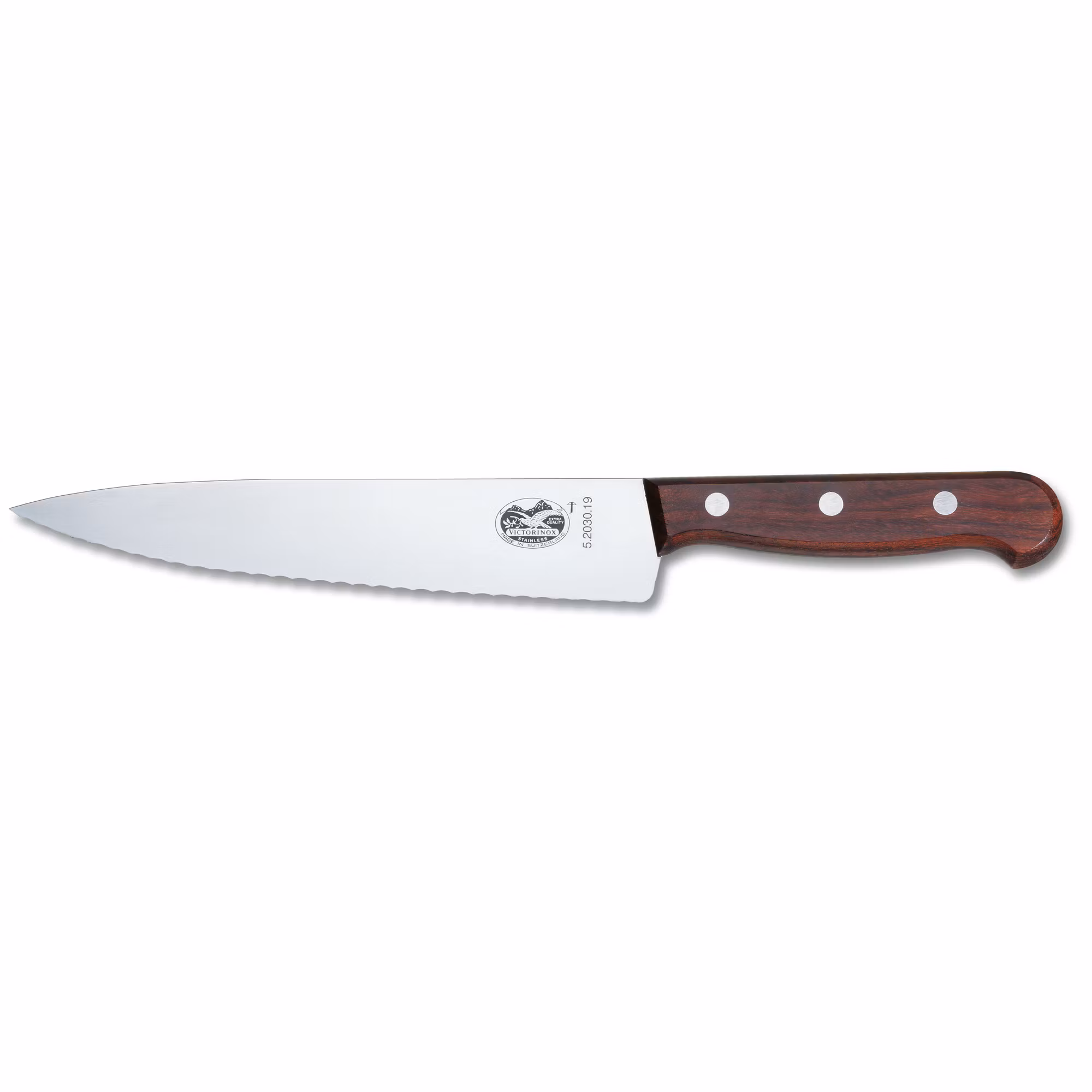 Victorinox Wood Kockkniv Vågtandad 25 cm