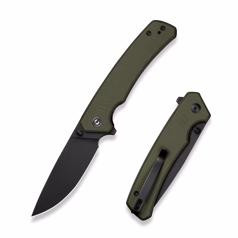 CIVIVI Merit OD Green fällkniv med olivgrönt G10-handtag och svart blad