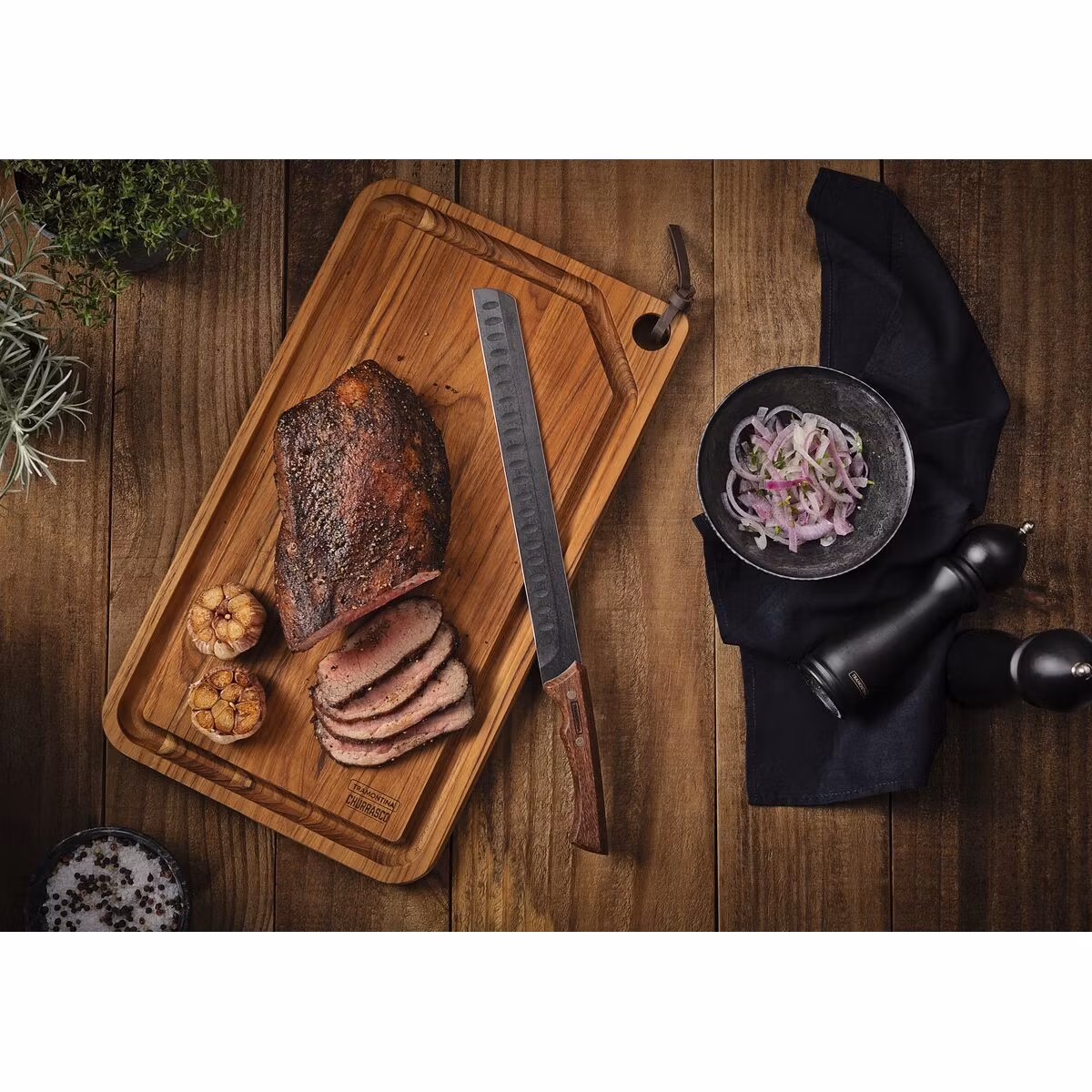 Tramontina Black Collection Brisketkniv / Skinkkniv