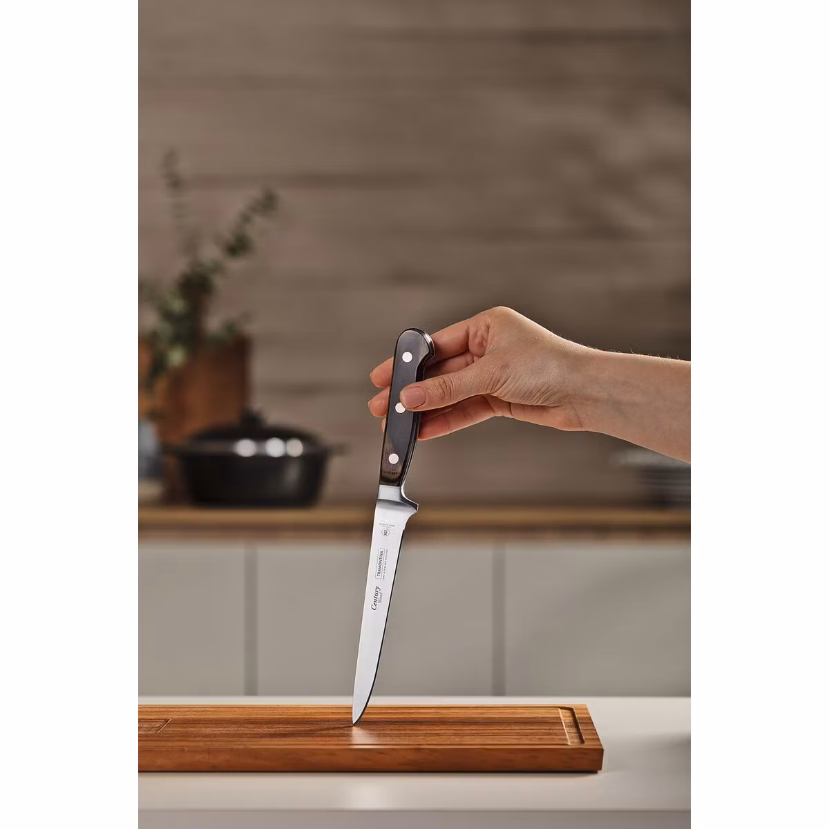 Tramontina Century Wood Urbeningskniv 15,5 cm