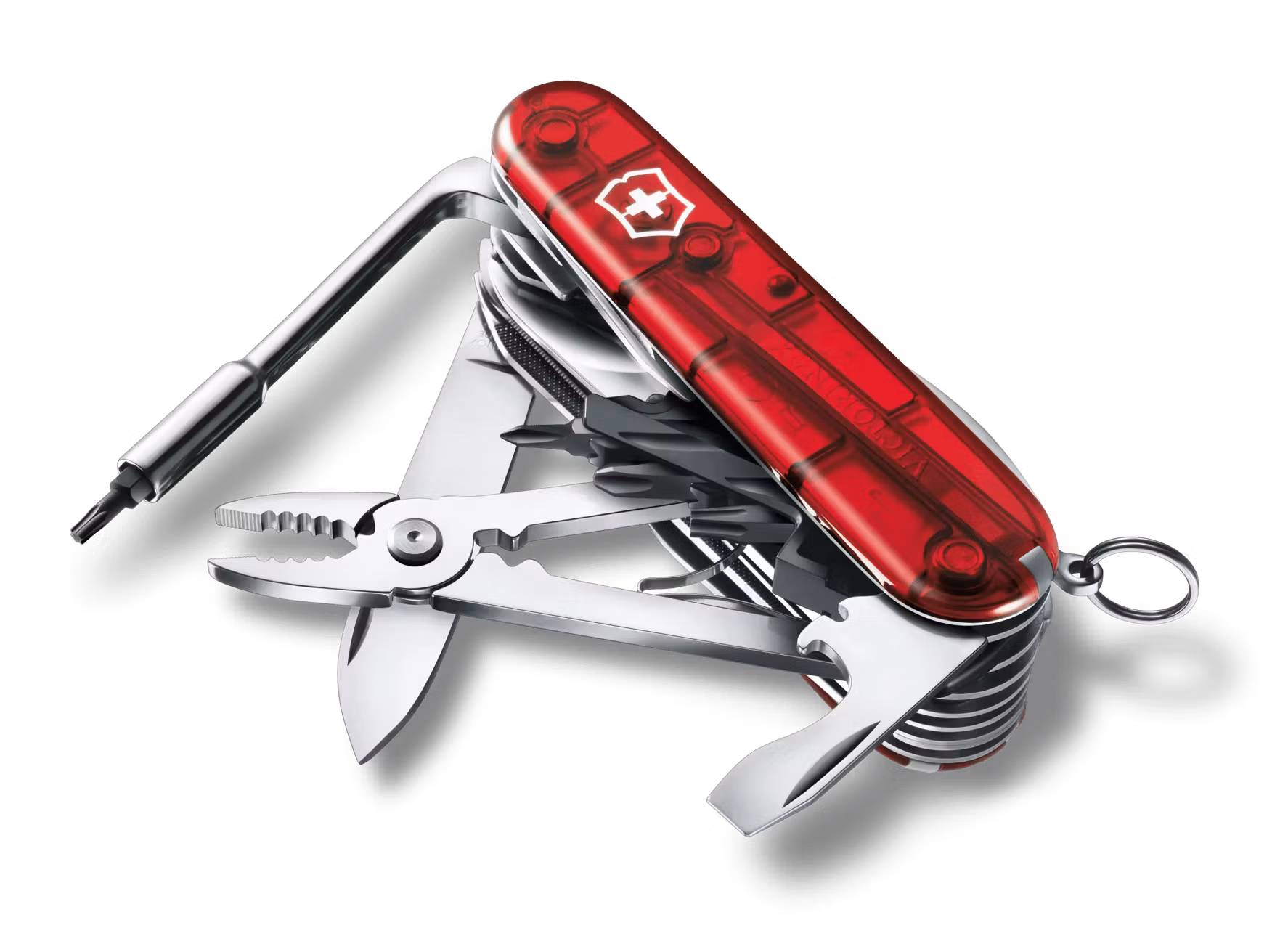 Victorinox CyberTool L Fickkniv röd transparent