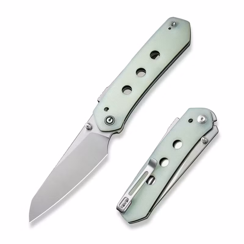 CIVIVI Vision FG Natural fällkniv med ljust halvgenomskinligt G10-handtag och satinslipat blad