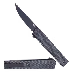 CRKT CEO Microflipper Black Fällkniv i D2