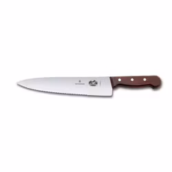 Victorinox Wood Kockkniv Vågtandad 25 cm