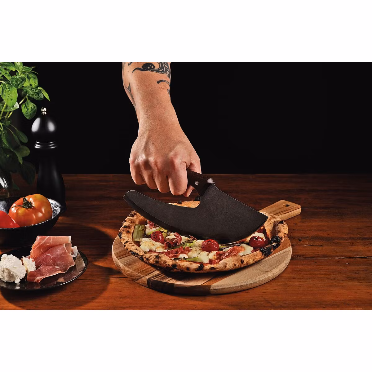 Tramontina Black Collection Pizza kniv / Köttkniv 26,5 cm