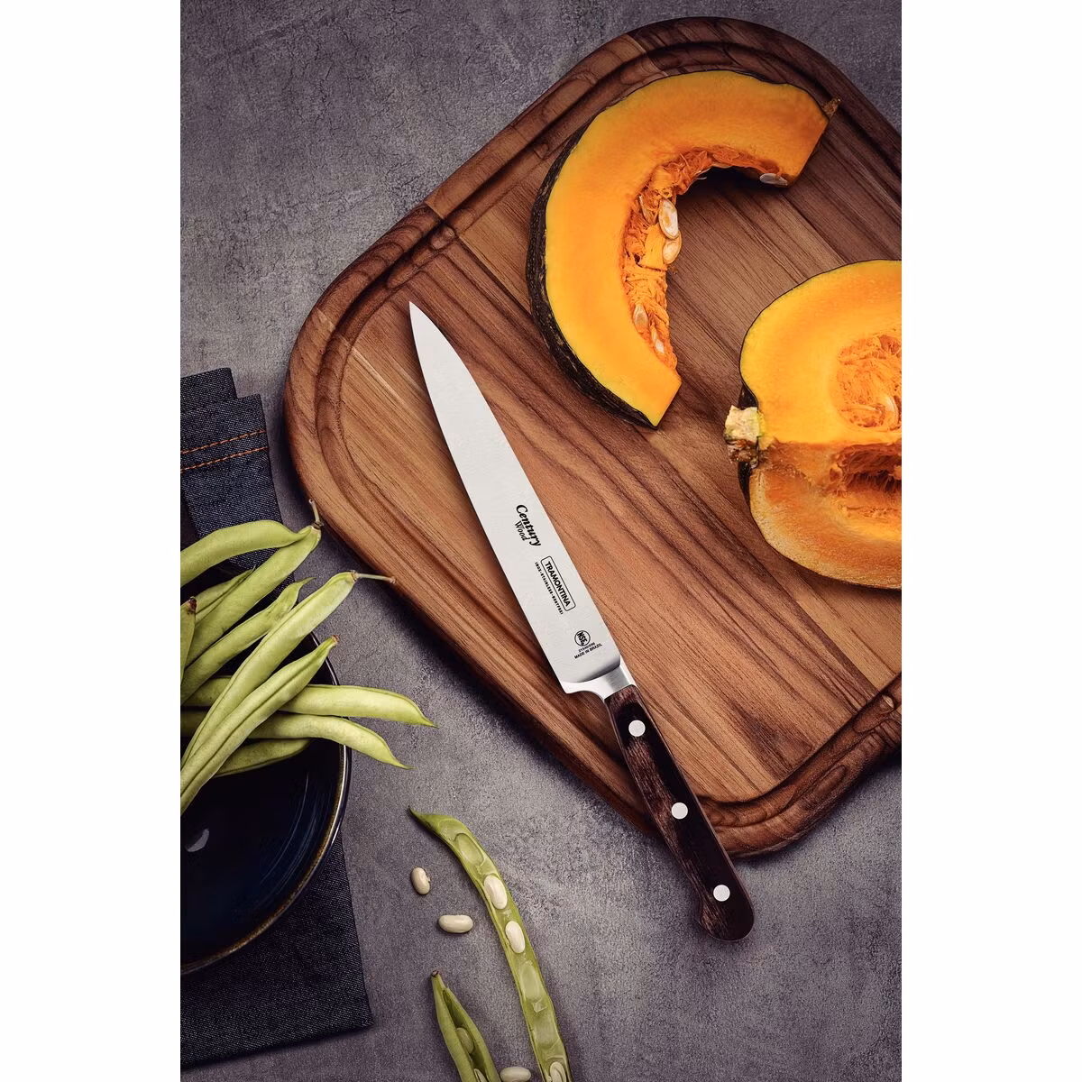 Tramontina Century Wood Köttkniv / trancherkniv 21 cm
