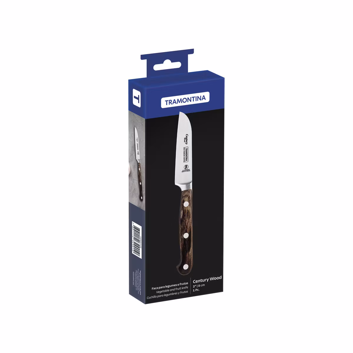 Tramontina Century Wood Skalkniv Platt 8 cm