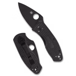 Spyderco Ambitious Lightweight Black Blade Fällkniv
