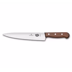 Victorinox Wood Kockkniv Vågtandad 22 cm