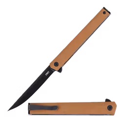 CRKT CEO Flipper Desert Tan Fällkniv i AUS 8