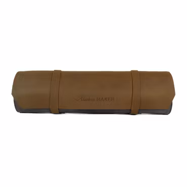 Alaskan Maker Knivrulle Canvas/Läder för 9 knivar Grå