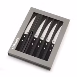 Amefa Pizza Noir Grillknivar 6-pk svart
