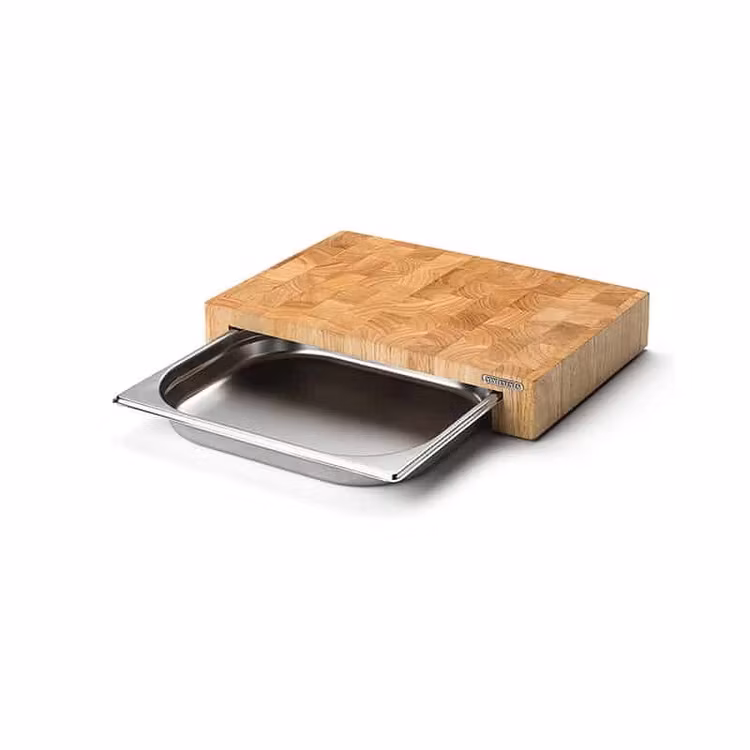 Continenta Skärbräda Gummiträ med låda