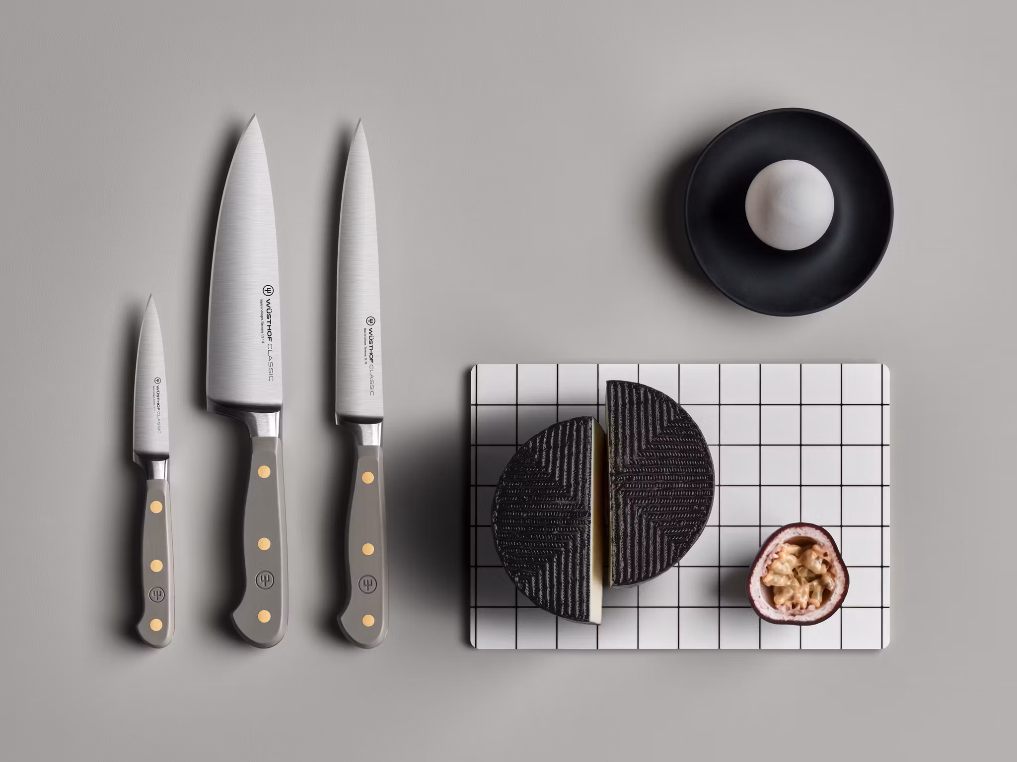 Wüsthof Classic Skalkniv Velvet Oyster 9 cm