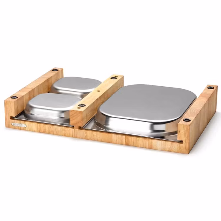 Continenta Skärbräda Gummiträ med 3 lådor