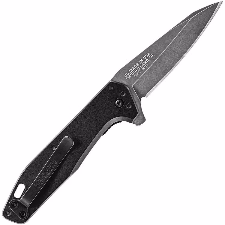 Gerber fastball folding knife black