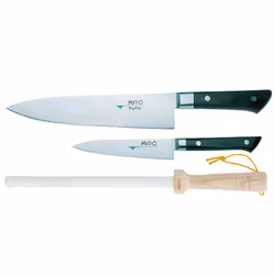 MAC Pro knife set with whetstone