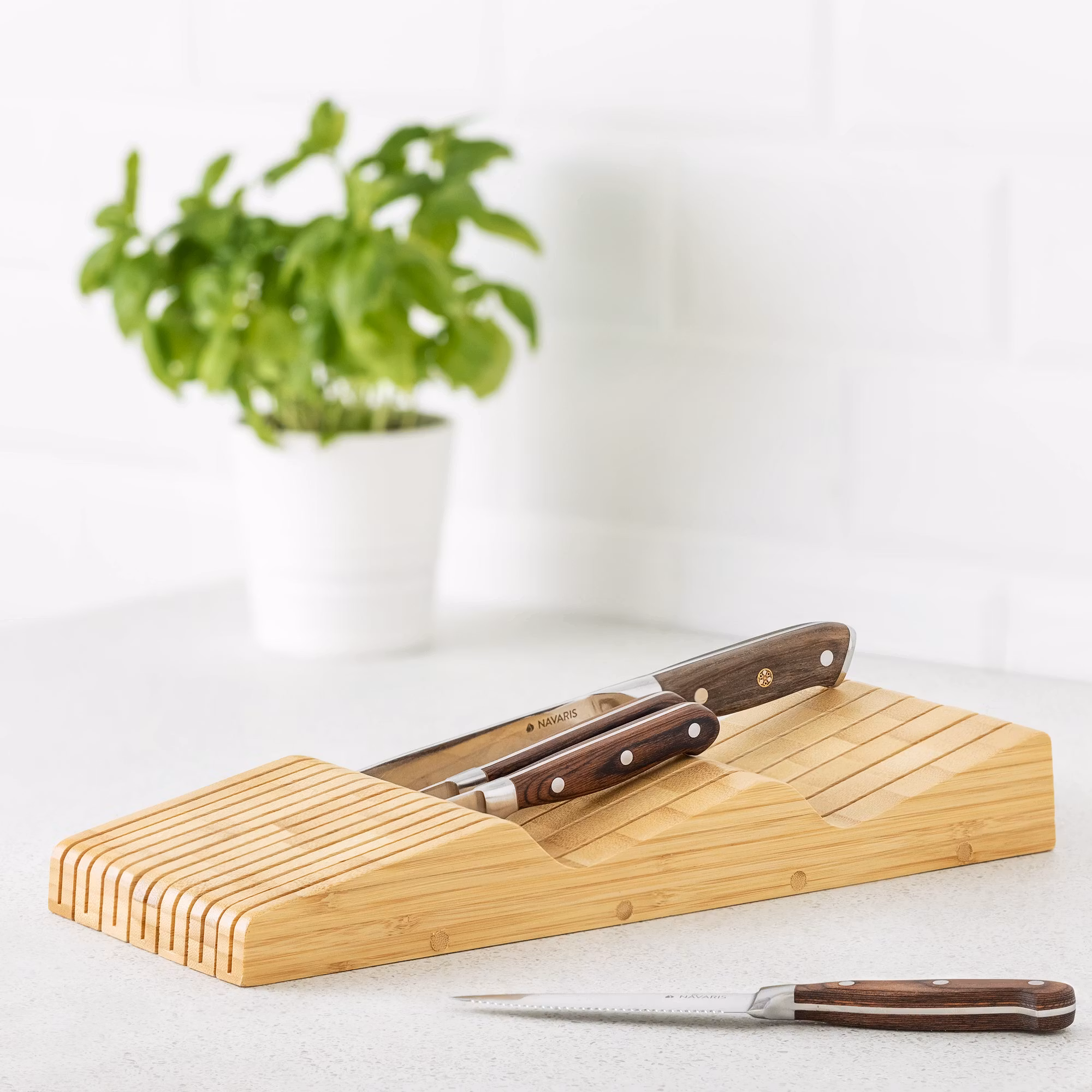 Knivblock för låda till 13 knivar