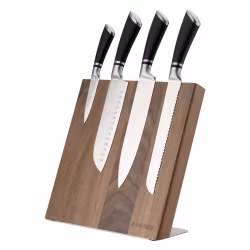 Knivställ Magnet Valnöt