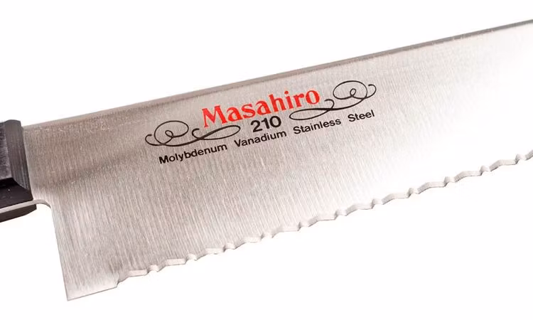 Masahiro MV Brödkniv / Tandad Kockkniv 21 cm