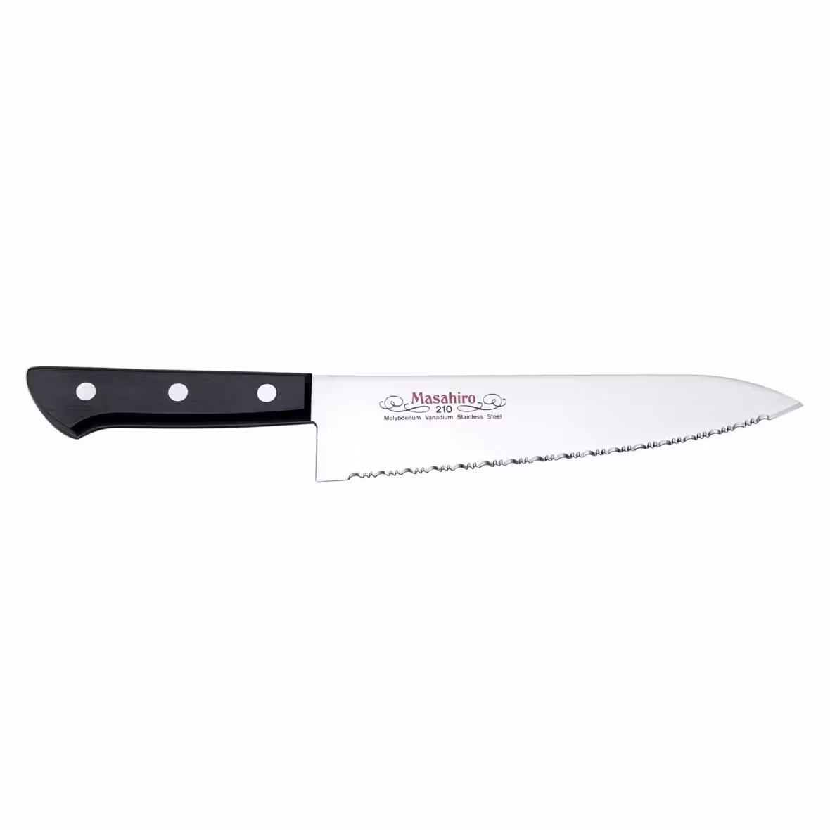 Masahiro MV Brödkniv / Tandad Kockkniv 21 cm