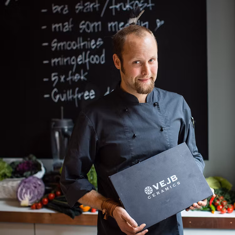 Viktor Ingemarsson Keramisk Kockkniv 18cm Svart