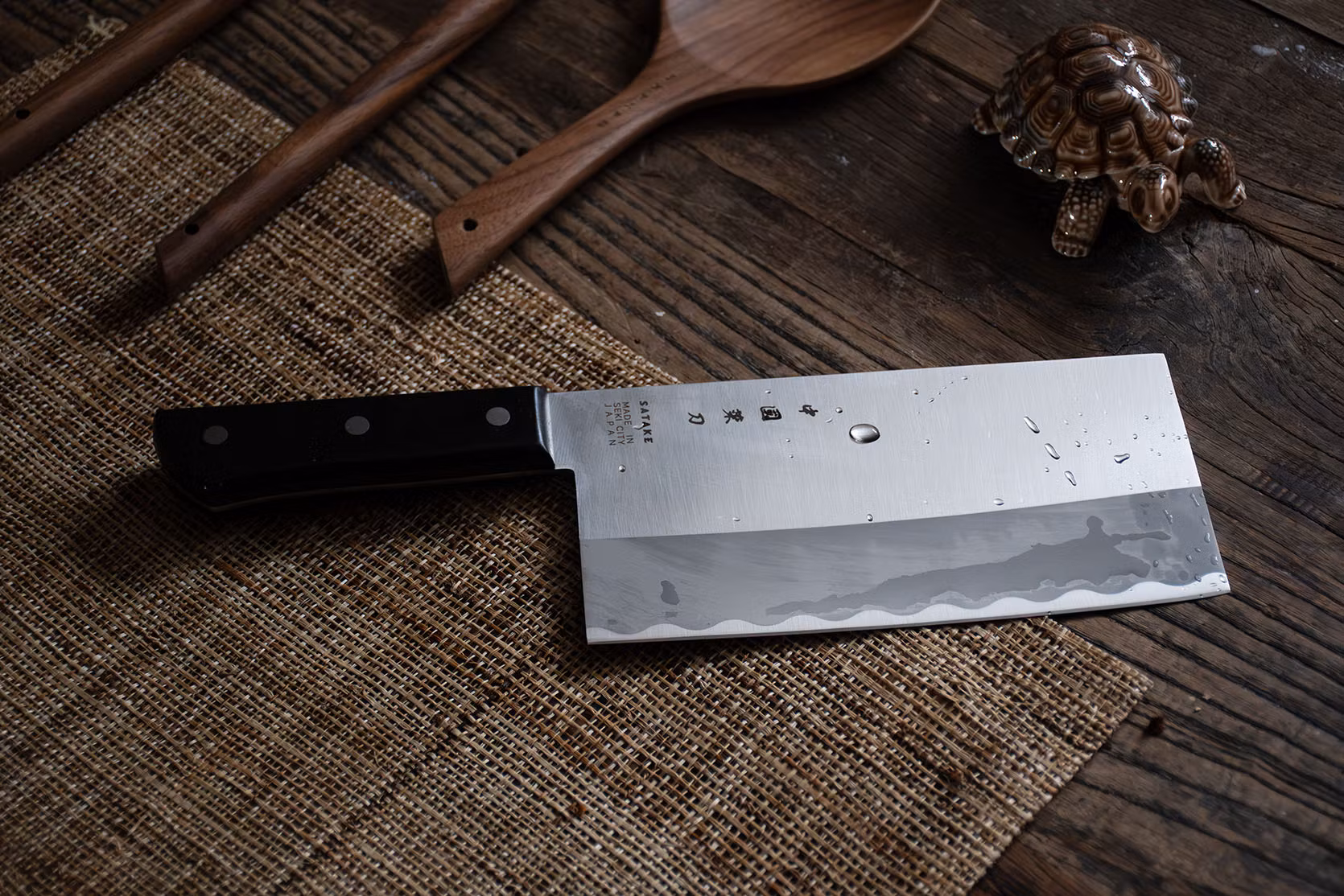 Satake Chopper / Kinesisk Kockkniv 16 cm svart