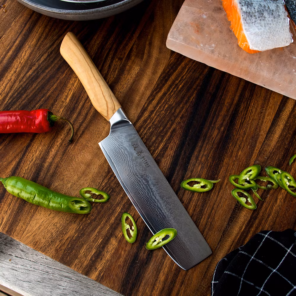 Satake Kaizen Nakiri Grönsakskniv 16 cm