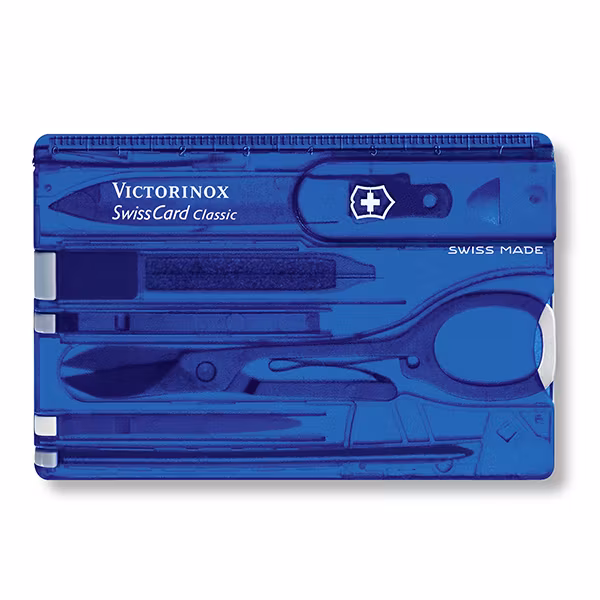 Victorinox SwissCard Classic ruby red transparent