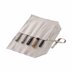 Tojiro Knivrulle Kanvastyg vit