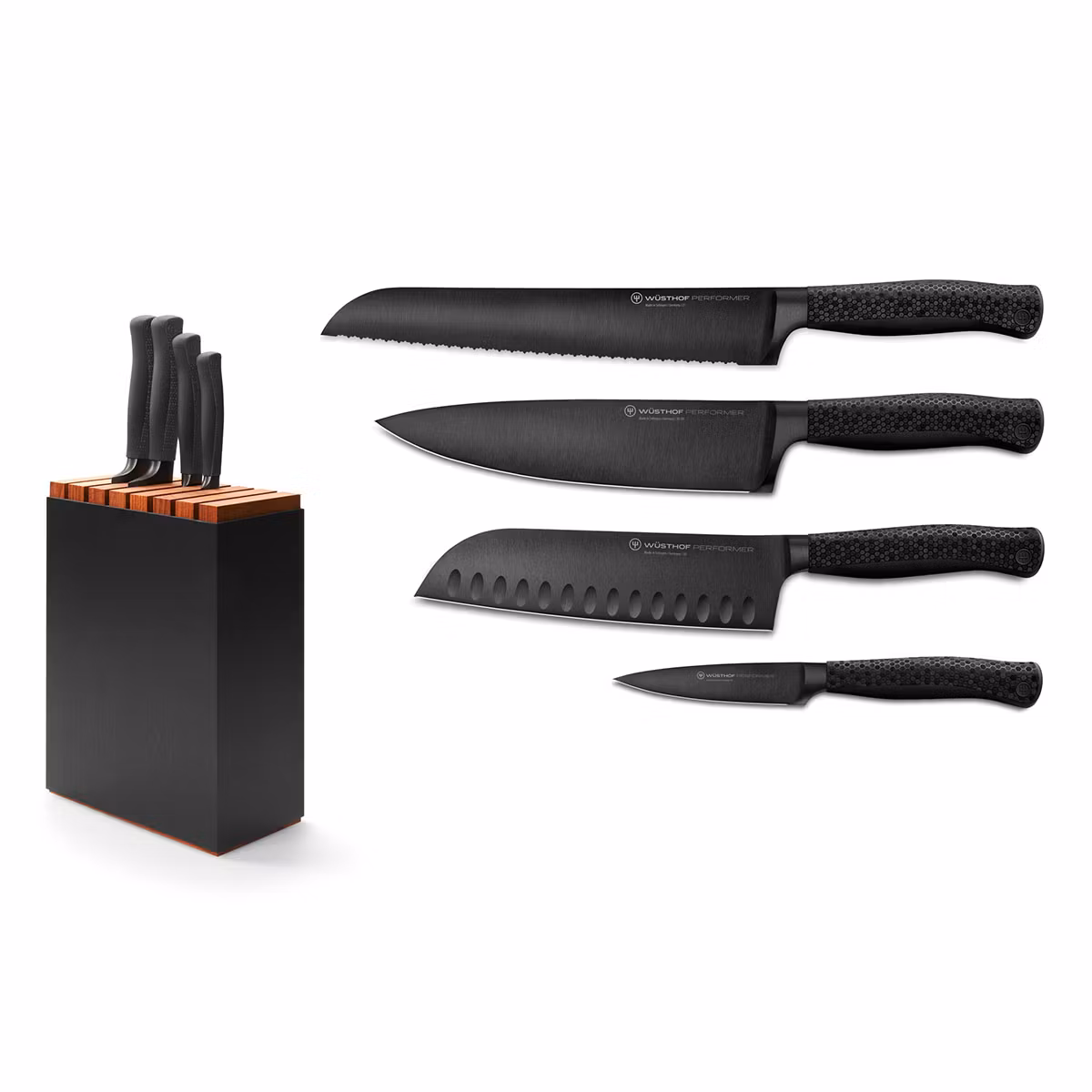Wüsthof Performer Knivblock med 4 knivar