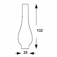 Brännarglas LG25132 93:-