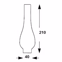 Brännarglas LG40210L 152:-