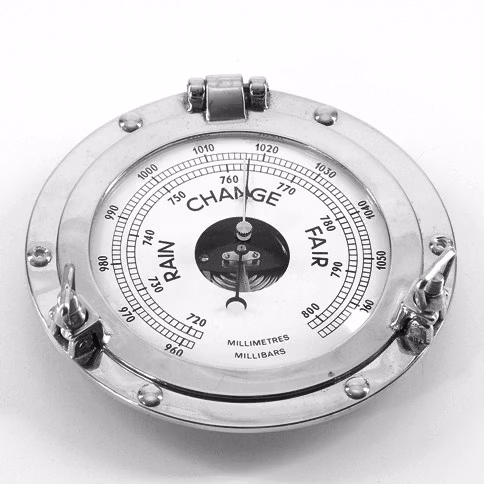 Barometer krom  Kustboden.se
