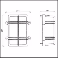 Gallerlampa mässing 2373
