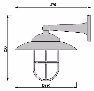 Marin Gallerlampa Mässing 2060