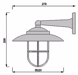 Marin Gallerlampa Mässing 2060
