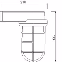 Marin Gallerlampa 2430A Mässing