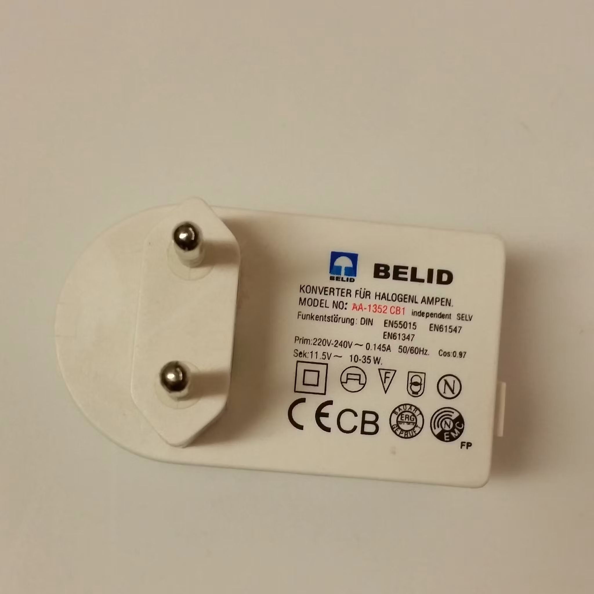 Pluggintransformator 35W 49:-
