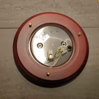 Gallerlampa Mässing/Trä