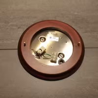 Gallerlampa Mässing/Trä
