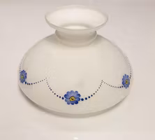 Vesta kupa vit/blåa blommor Ø155mm 395:-