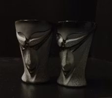 Mats Jonasson Lucifer nubbglas svart 2-pack