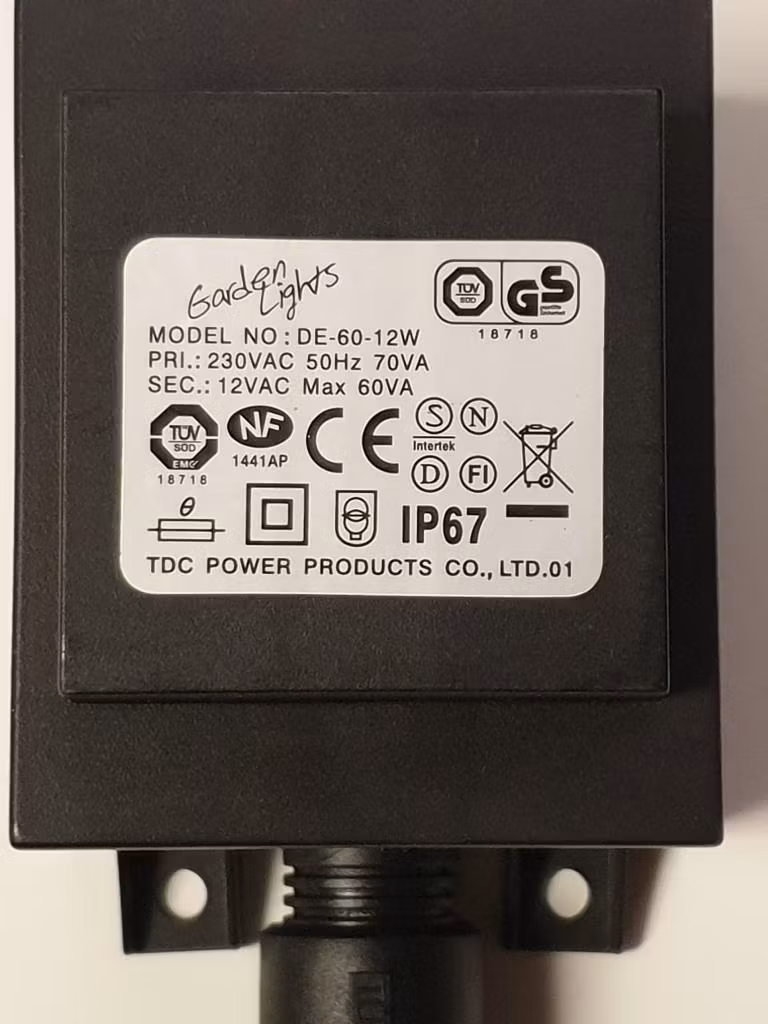Garden Lights Transformator 60VA