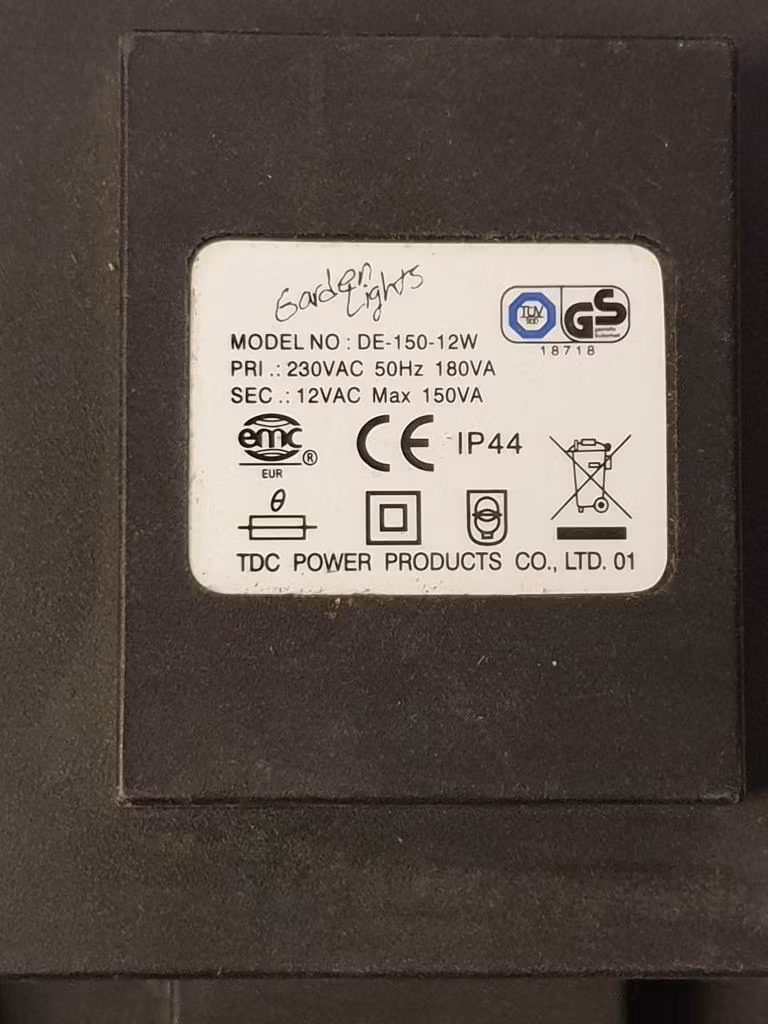 Garden Lights Transformator 150VA   Kustboden.se